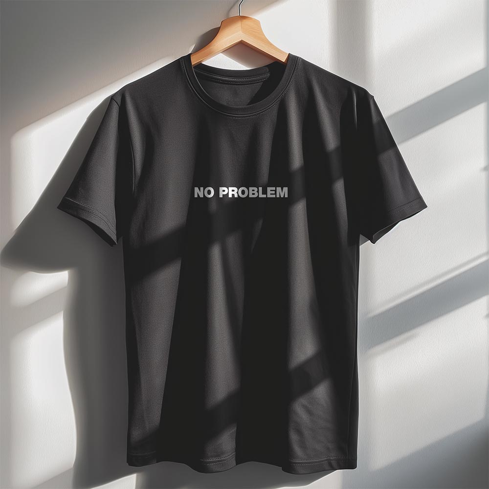 No Problem - Black tee